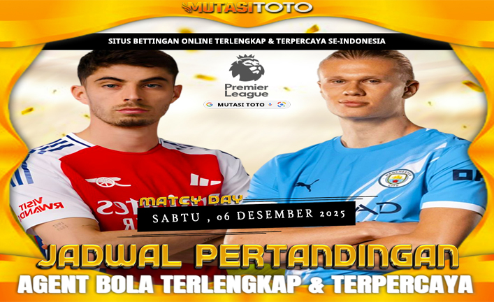 JADWAL PERTANDINGAN SEPAKBOLA – 06 DESEMBER 2025