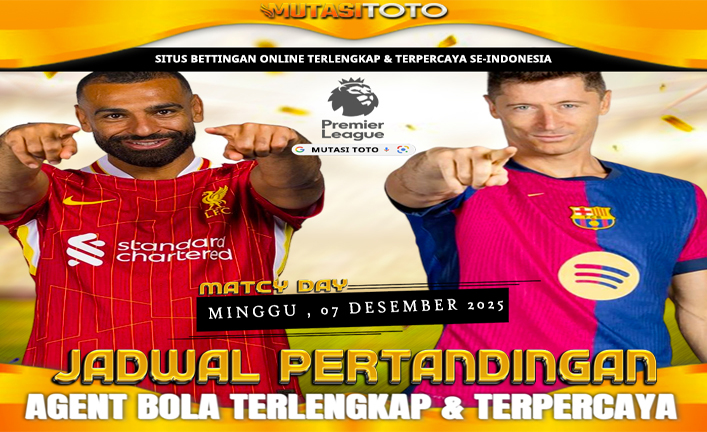 JADWAL PERTANDINGAN SEPAKBOLA – 07 DESEMBER 2025